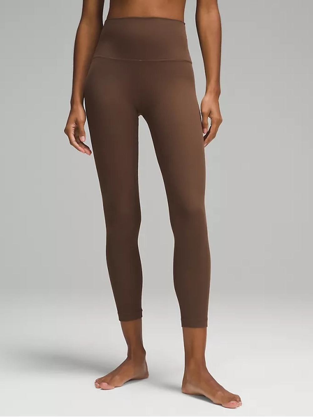 Lululemon Align™ Ribbed High-Rise Pant 25” - Java, Size 6